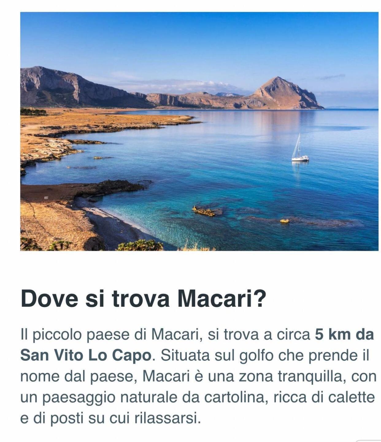 Appartamento Casa magnolia San Vito Lo Capo Esterno foto